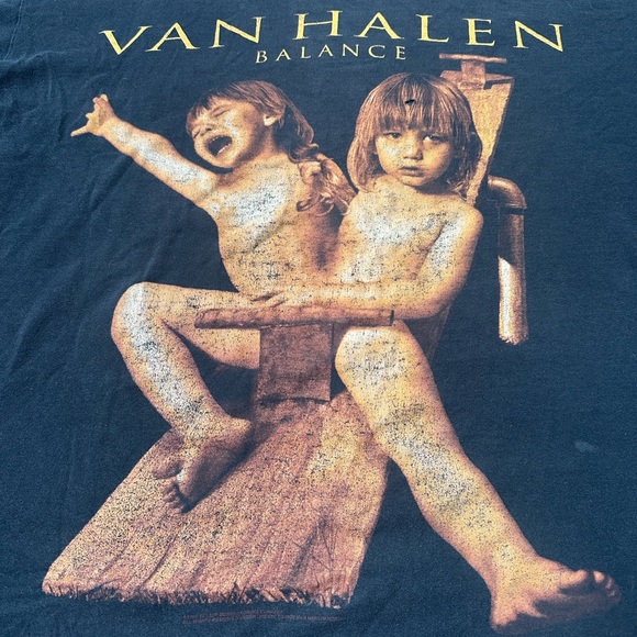 Vintage Van Halen 1995 Balance tour shirt. Original. Fruit of the loom tag - Picture 4 of 10